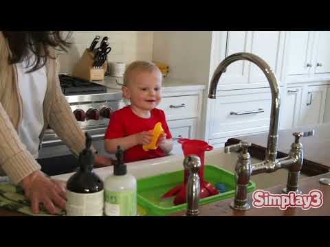 My Little Kitchen Helper | Toddler Tower Folding Stool | Simplay3