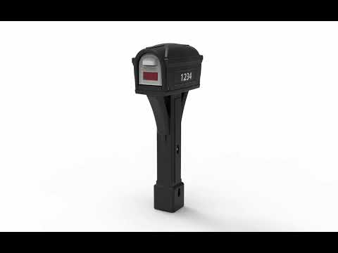 360 View | Classic Mailbox: Black | American Home by Simplay3