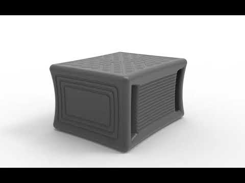 360 View | Handy Home 3 Level Seat - Gray | Simplay3