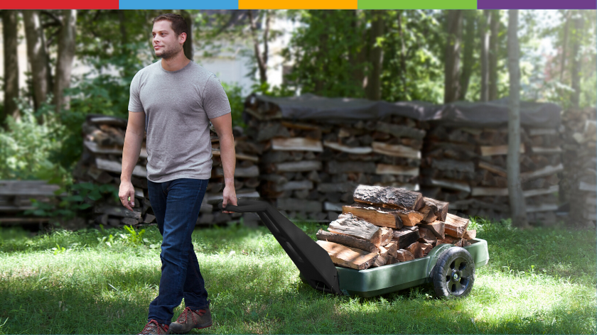 Simplay3's Easy Haul Flatbed Cart Handles Your Gardening Needs