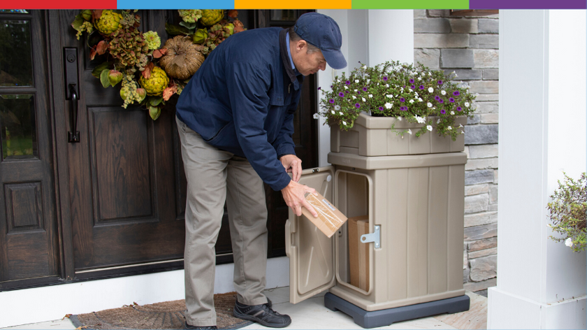 Multiple Ways to Use the Hide Away Delivery and Storage Box