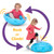 Kids rocking and climbing on the Simplay3 Rock Around Wobble Disk for children 