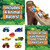 includes 4 animal racers - zebra, elephant, giraffe, lion and fits most 1:64 scale trucks and cars