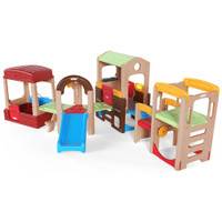 Simplay3 Young Explorers Exploring kids Modular Playhouse Climber Set Configuration 1