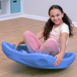 Girl smiling having fun in Wobble Disk XL