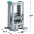 Toddler step stool tower has a space efficient footprint of 20.5 inches deep, 26 inches wide, 34 inches high.
