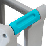 Toddler Tower features sturdy side handles for added balance. 