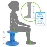 Proper fit for child on Simplay3 Big Wiggle Chair 