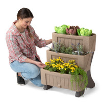 3-Level Herb & Flower Garden Planter